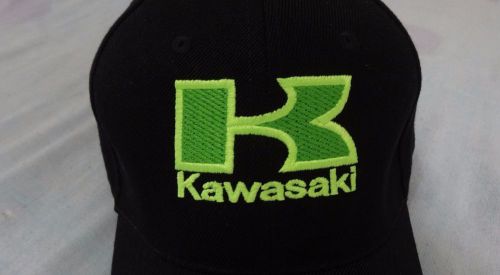 Kawasaki  baseball cap hat embroidery logo (black)
