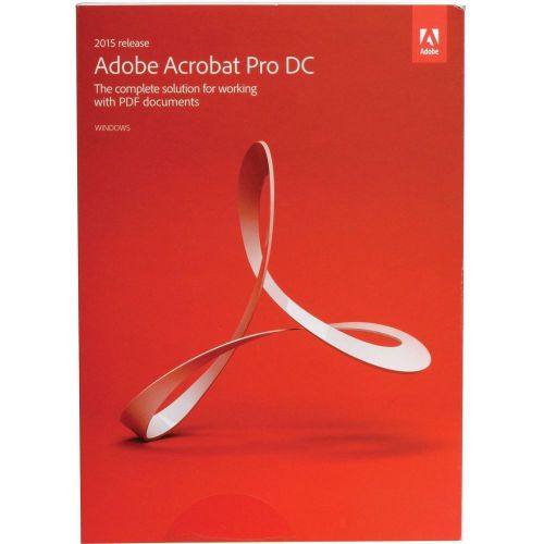 Adobe acrobat pro dc 2015 release for windows - new!! sealed box bpn: 65258094