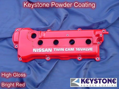 Powder coated nissan ga16de sentra nx valve cover 1.6l