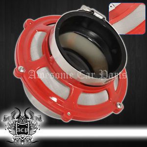 For ford 76mm 3&#034; engine cold air intake rain water bypass valve filter rd+ clamp