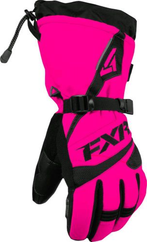 New fxr-snow fusion women's waterproof gloves, fuchsia-pink, xl