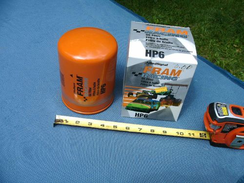 Nos fram racing hp6 oil filter new in box sbc chevy remote drag boat stock car