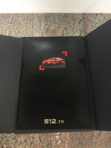 1991 ferrari 512 tr brochure