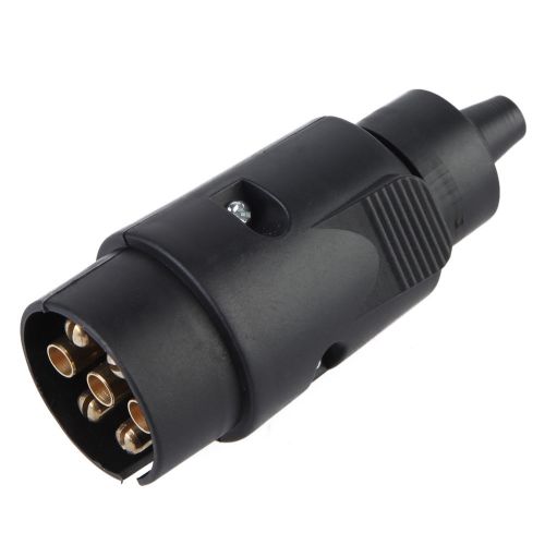 Find 12V Trailer Plug 7 WAY PIN TRAILER HITCH WIRING CONNECTOR PLUG
