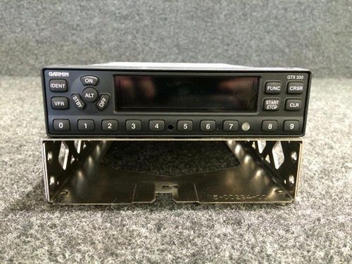 Garmin gtx 330 transponder w/ tray &amp; mods  p/n 011-00455-00  s/n 84141772