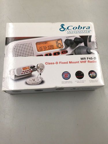 Cobra marine mr f45-d  class d fixed mount vhf radio
