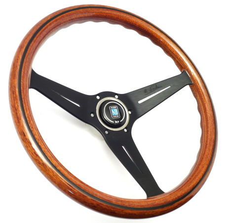 Nardi deep corn wood / black spokes 35 + hub for alfa romeo 1750 gtv bertone