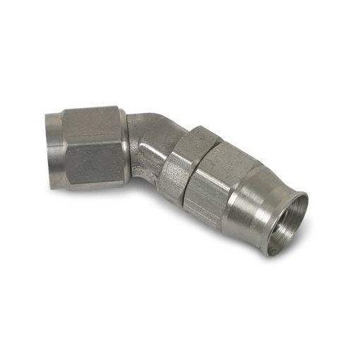 Earl's 604594erl hose end speed-seal 45 deg -4 an hose -4 an female stainless ea