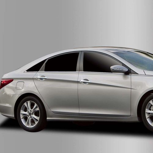 Chrome door catch molding garnish for hyundai yf sonata 2010~2013