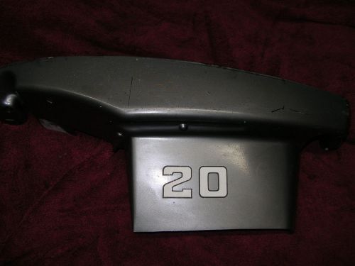 1983 merc/mariner 20 hp lower cowling - good used freshwater - free pri. ship