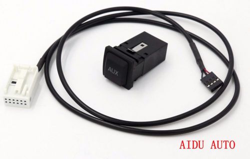 Oem  aux switch cable for golf 5 6 jetta mk5 mk6 rcd510 5kd 035 724a