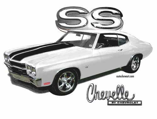 1970 chevelle ss muscle t-shirt