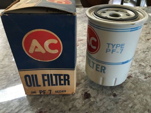 Vintage original gm ac pf 7 oil filter 5577410