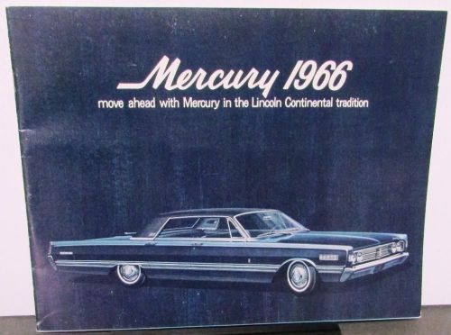 1966 mercury dealer prestige sales brochure park lane montclair monterey wagon