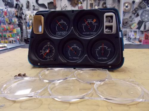 1975 corvette - center dash gauge cluster - previously installed/used