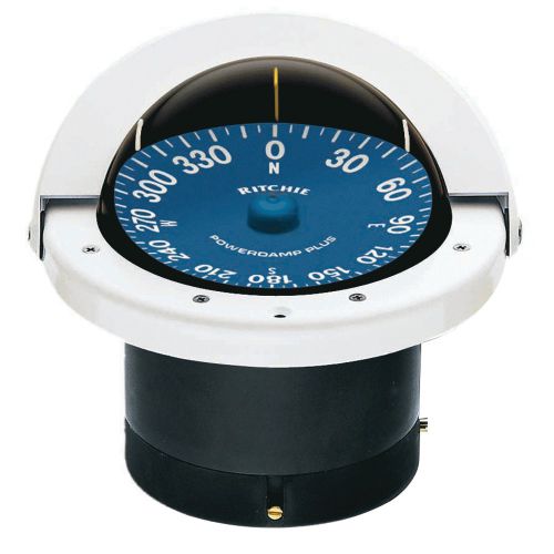 New ritchie ss-2000w supersport compass - flush mount - white