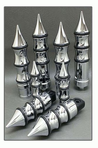 Big dog, chrome grips,foot pegs,pass pegs,toe pegs, usa