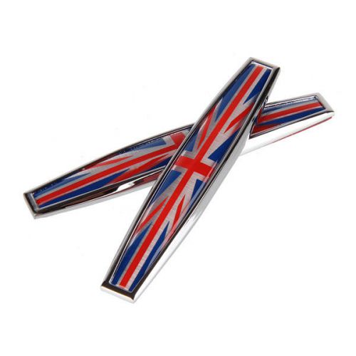 2pcs england uk flag auto car body emblem badge sticker fit for land rover ford
