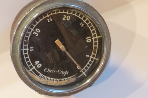 1958 - 1962 chris craft wood boat marine rpm gauge tachometer