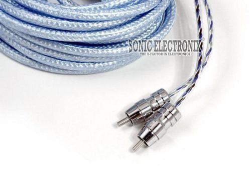 Soundstream rca12 12' 2 channel competition series rca cable