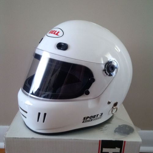 Used bell sport 3 road racing helmet snell sa2000 size large