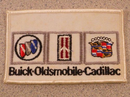 Buick oldsmobile cadillac name tag  dealership patch