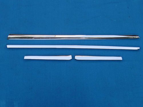 1968 camaro conv. door and qtr. reveal moldings, orig. gm restored and polished!