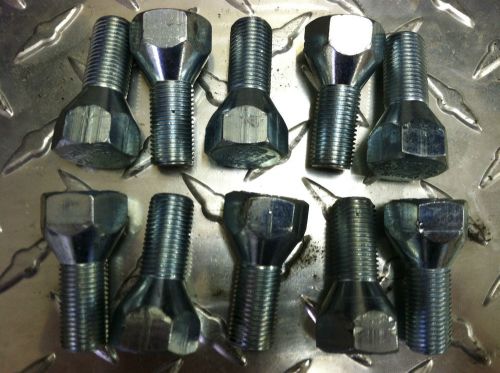 Set of 10: trailer hub drum stud 1/2" screw in dexter 3.5k-7k axles 3500-7000 #