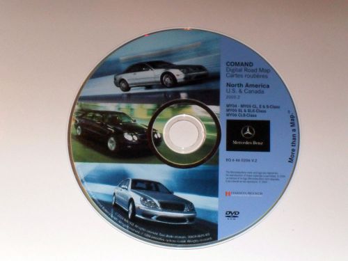 Mercedes benz s,cl,e,slk,sl,cls,class navigation dvd cd disc 2005.1 disk gps map