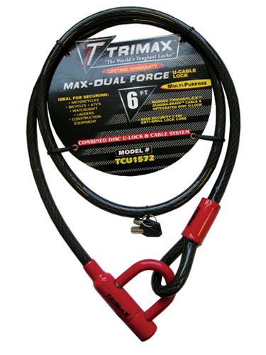 Trimax u-shackle cable - 6ft x15mm