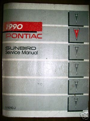 1990 pontiac sunbird repair service manual