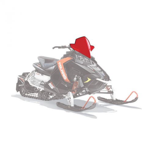 Oem axys red mid windshield 2015 2016 polaris axys rush switchback 600 800