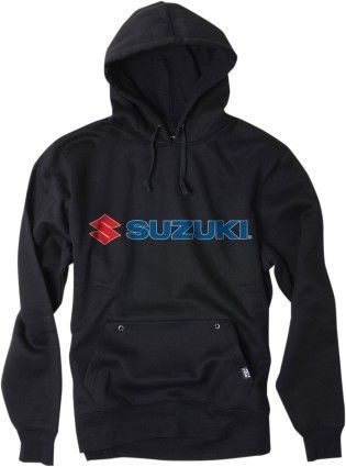 Factory effex suzuki mens pullover hoodie black/blue