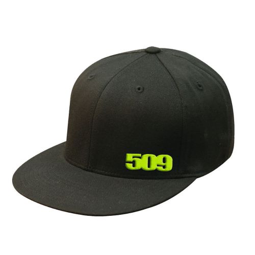 2015 509 inc. black &amp; lime classic flex hat cap size l-xl