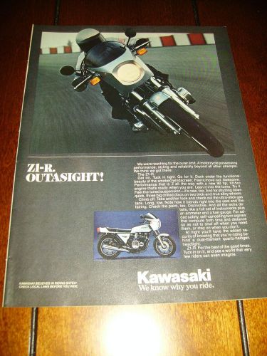 1978 kawasaki zir    ***original ad*** z1-r outasight!