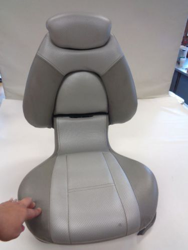 Ranger comanche two tone gray folding fishing seat 25" x 18 1/2" marine boat