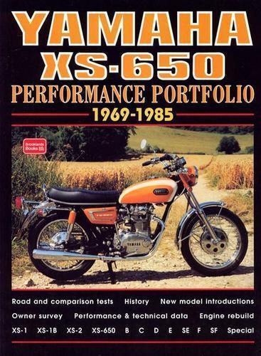 Yamaha xs-650 performance test articles book 1969-1985