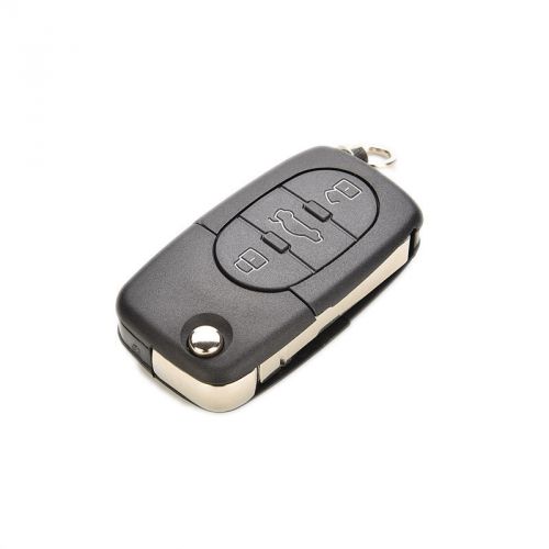 3-bts remote key fob case shell blade haa for audi a2 a3 a4 a6 a8 tt black ca09