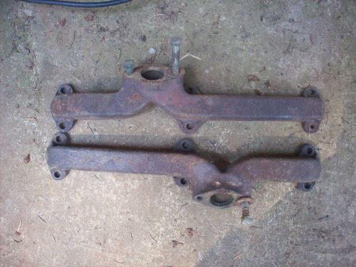 Ford flathead 60 exhaust manifold set v860 v8-60 60hp hot rod rat midget hydropl