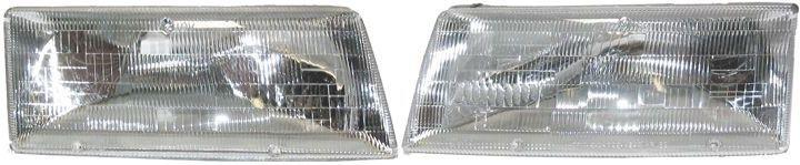 Headlight headlamp assembly pair set both driver passenger side left+right lh+rh
