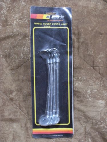 Vintage wheel cover locks universal mr gasket #6497 set of 4