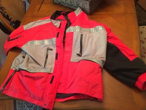Mens red polaris snowmobile jacket xl