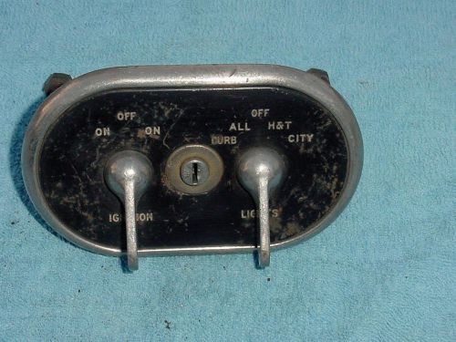 Vintage antique dash ignition light switch briggs &amp; stratton 1920s buick hudson