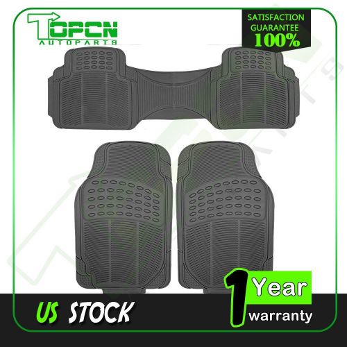 Find New Heavy Duty All Weather 3D Rubber Floor Mats Front+Back Truck SUV Van 3PC in South El