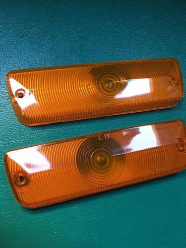 Datsun 1000 sunny kb10 coupe turn signal lights lamps lens genuine nos