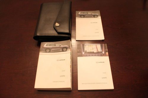 2008 lexus lx570 owners manual set with navigation manual