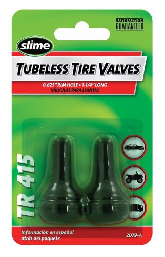 Slime 2079-a rubber tire valve stems 1 1/4&#034; tr 415
