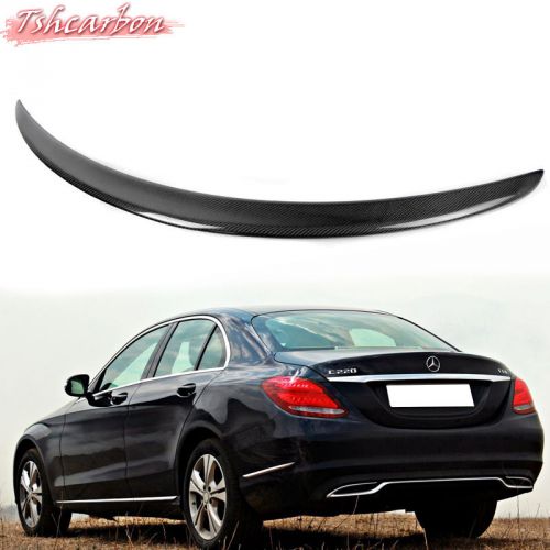 Carbon a type trunk spoiler mercedes benz c-class w205 4d sedan 14-17 c400