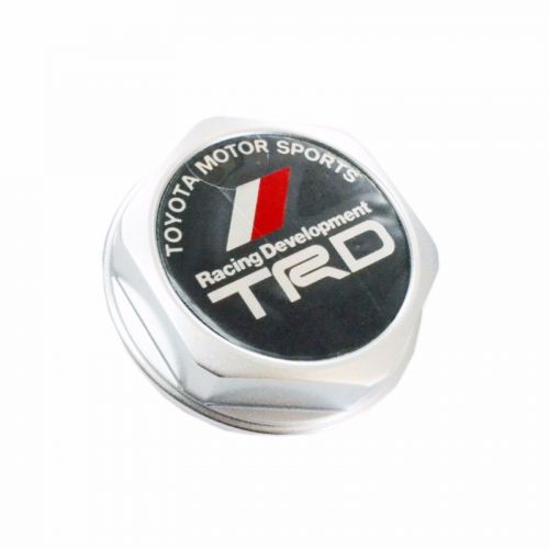 Toyota oil cap  aluminum, with a trd logo from japan