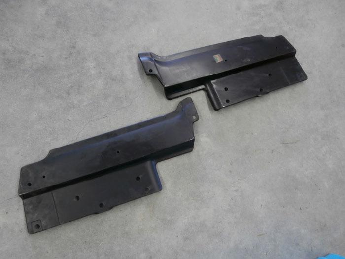 Nos gm chevrolet 1968 68 impala ss front filler panels pair  bumper to grille